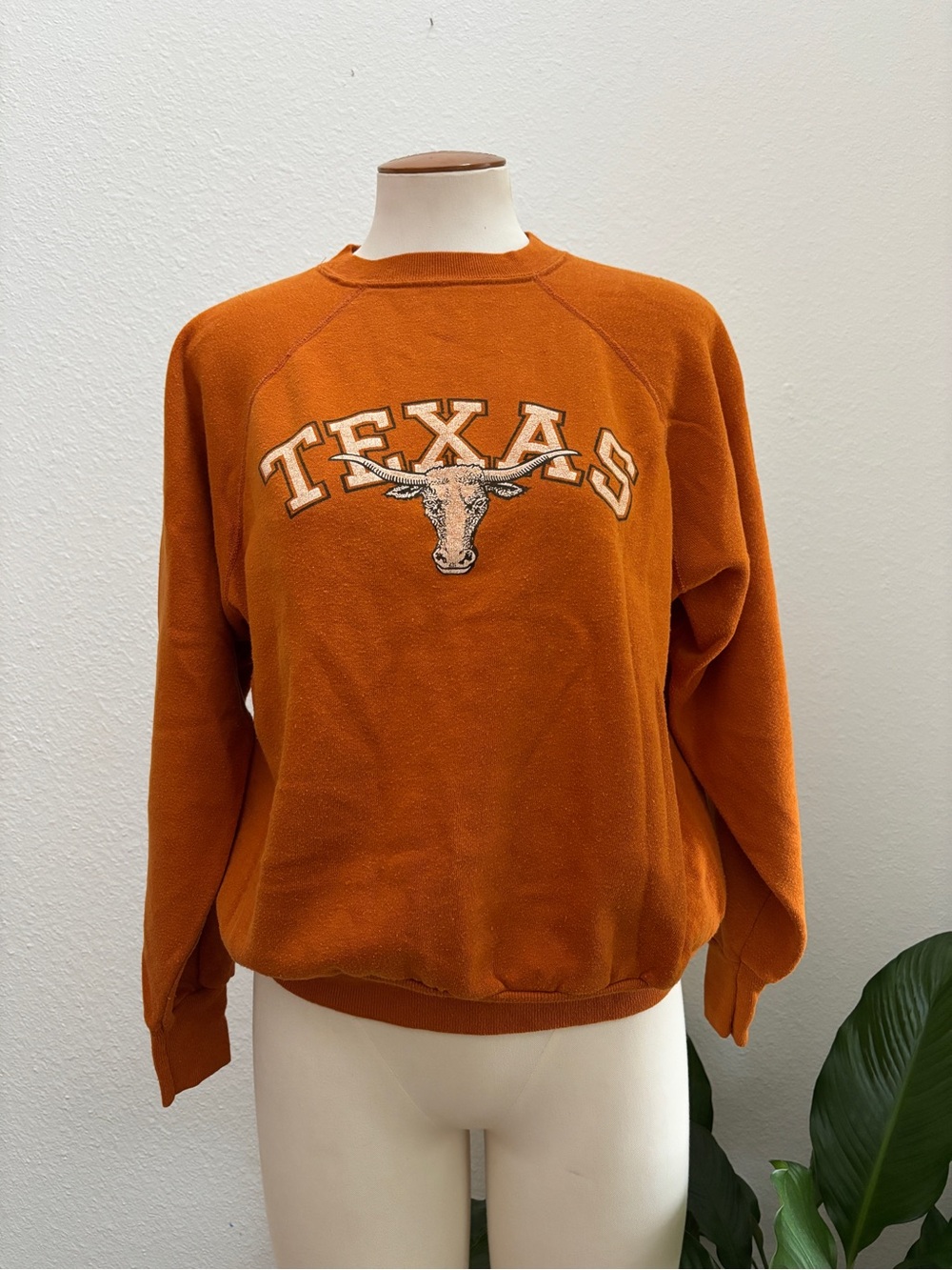 Vintage Texas Longhorns Burnt Orange Crewneck Sweatshirt